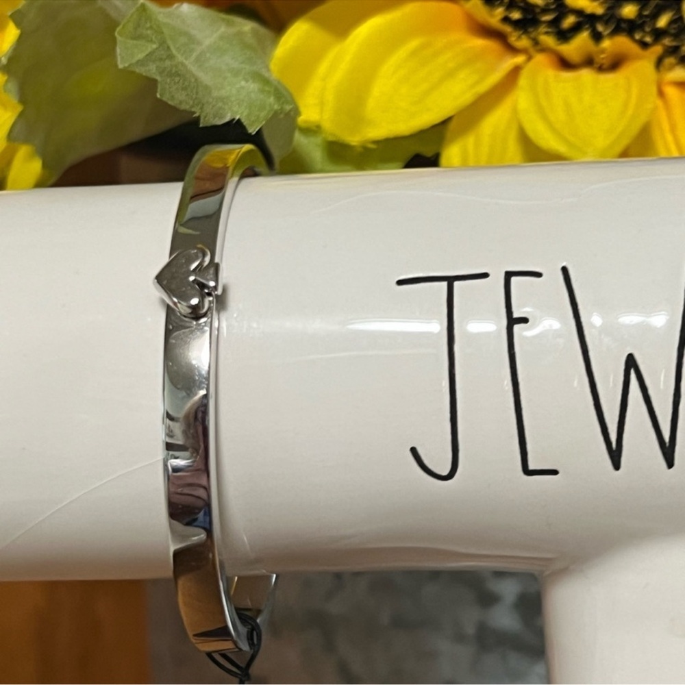 Kate Spade Everyday Silver Bangle NWT - Picture 2 of 5